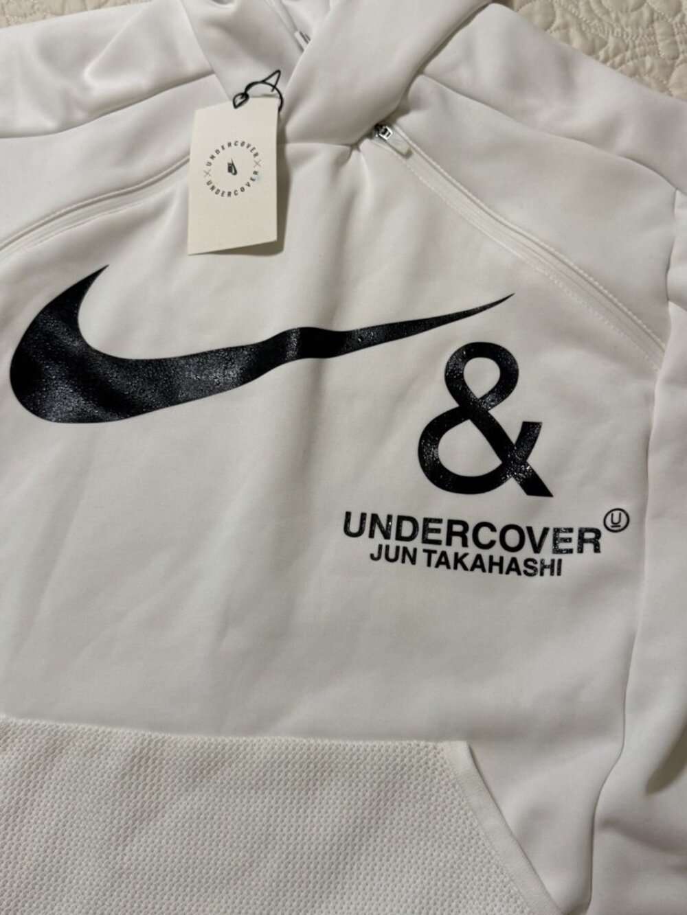 Nike x Undercover Jun Takahashi NRJ TC Hoodie White Men's Size XS Rare NEW W/TAG - Picture 4 of 8